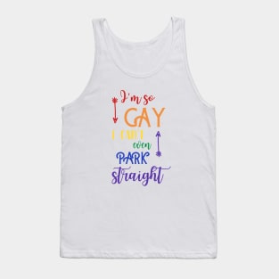 Gay Pride Parade Funny Design Tank Top